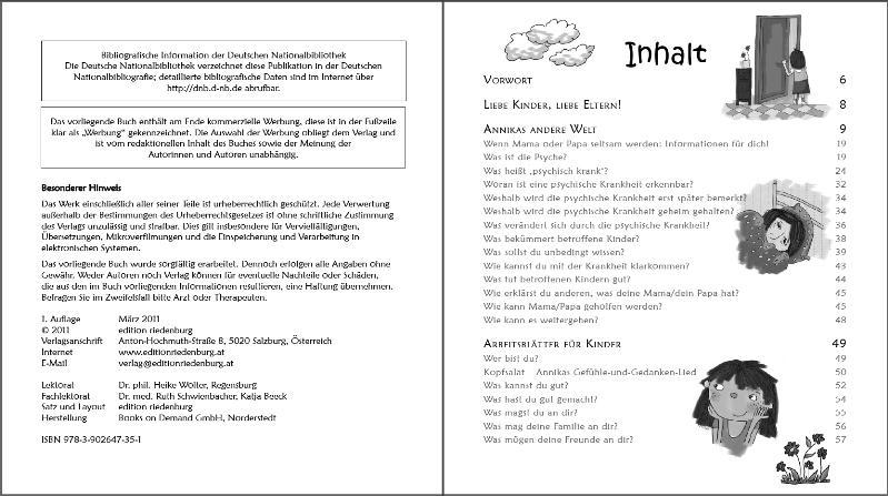Beispielinhalt (Bild) Annikas andere Welt - Hilfe für Kinder psychisch kranker Eltern