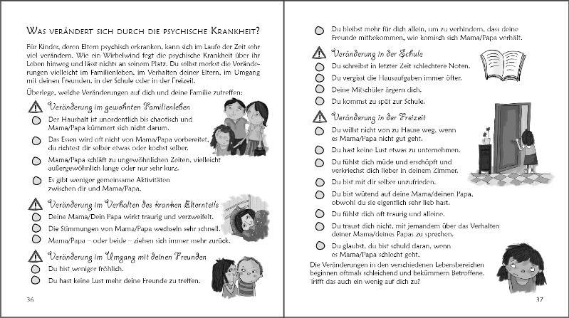 Beispielinhalt (Bild) Annikas andere Welt - Hilfe für Kinder psychisch kranker Eltern