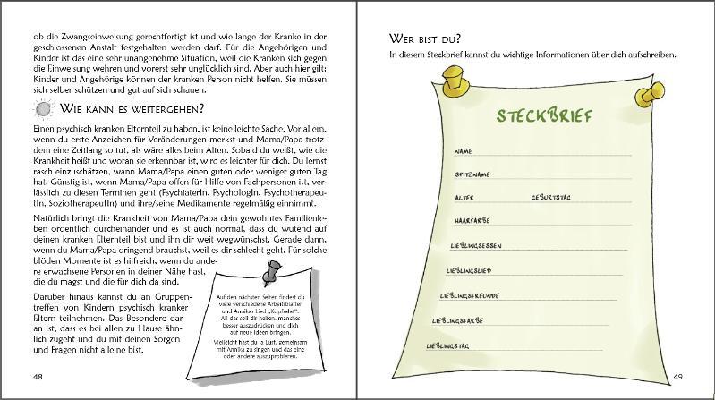 Beispielinhalt (Bild) Annikas andere Welt - Hilfe für Kinder psychisch kranker Eltern