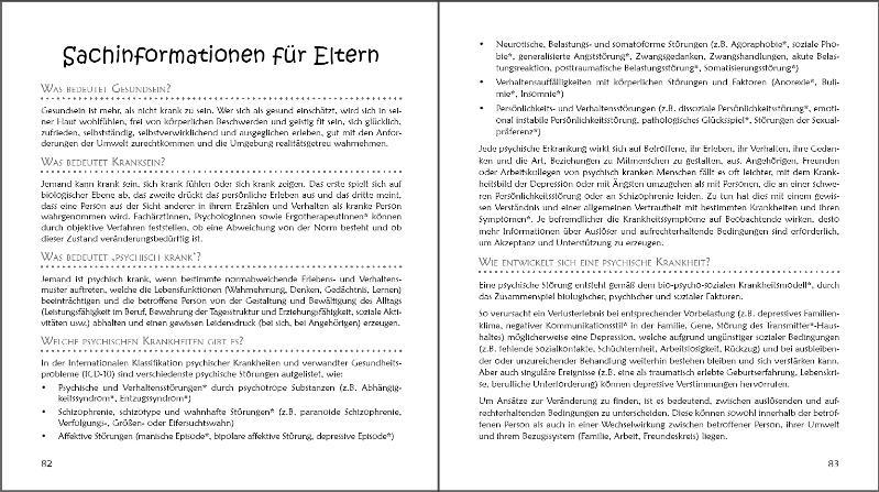 Beispielinhalt (Bild) Annikas andere Welt - Hilfe für Kinder psychisch kranker Eltern