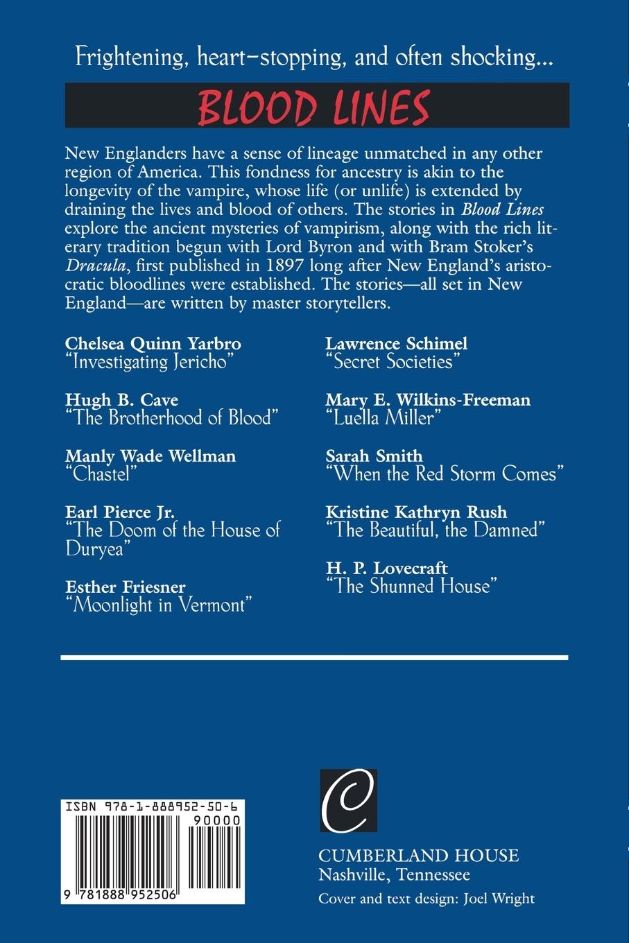 Rückseitencover Blood Lines