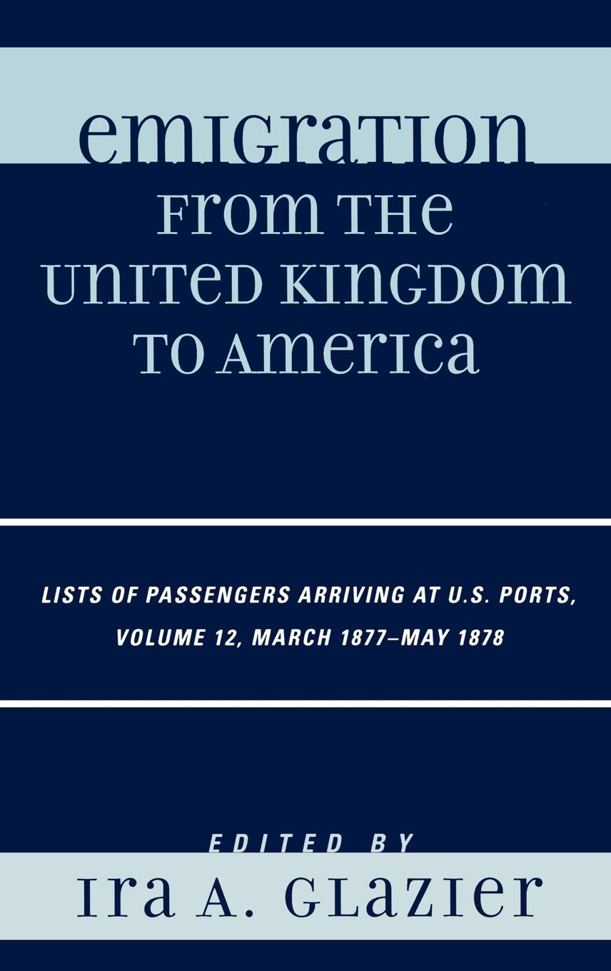 Vorderes Coverbild Emigration from the United Kingdom to America