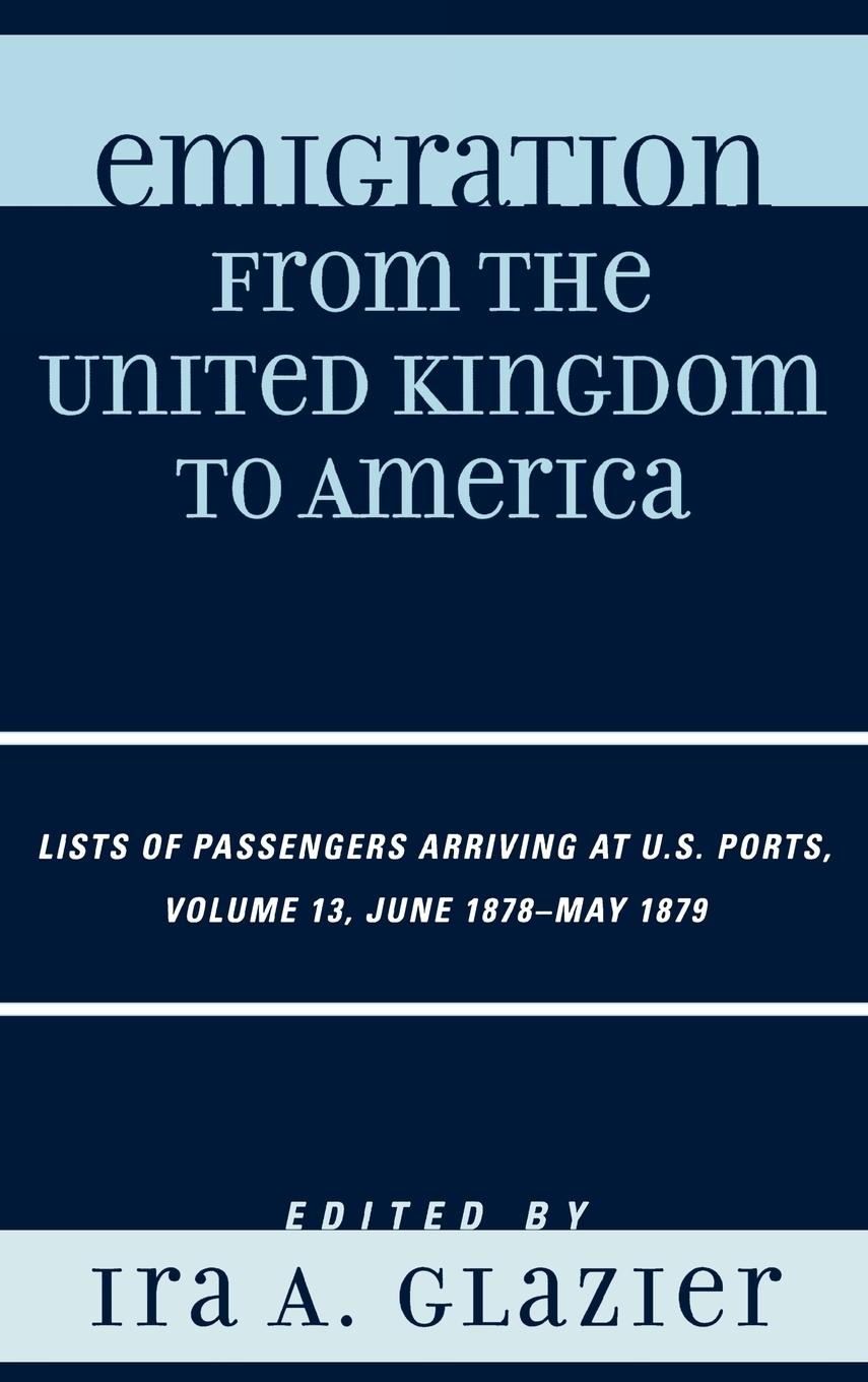 Vorderes Coverbild Emigration from the United Kingdom to America