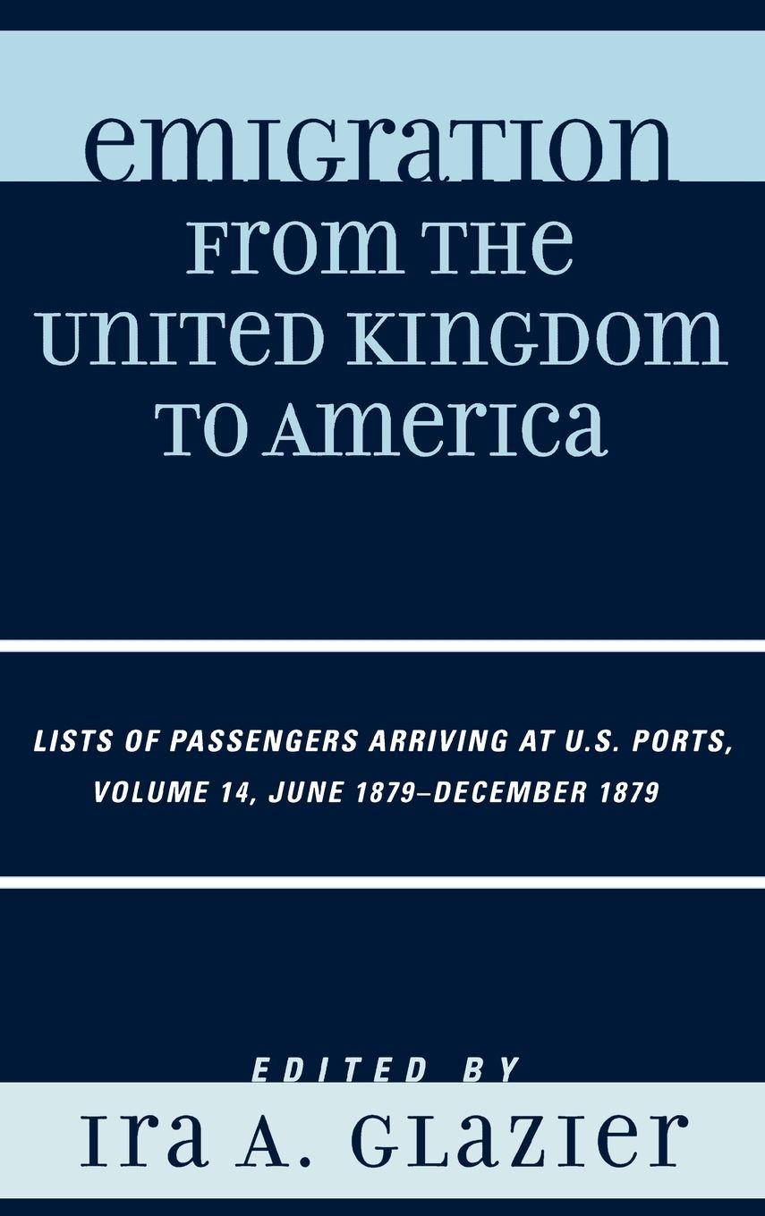 Vorderes Coverbild Emigration from the United Kingdom to America
