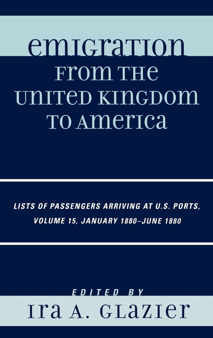 Vorderes Coverbild Emigration from the United Kingdom to America