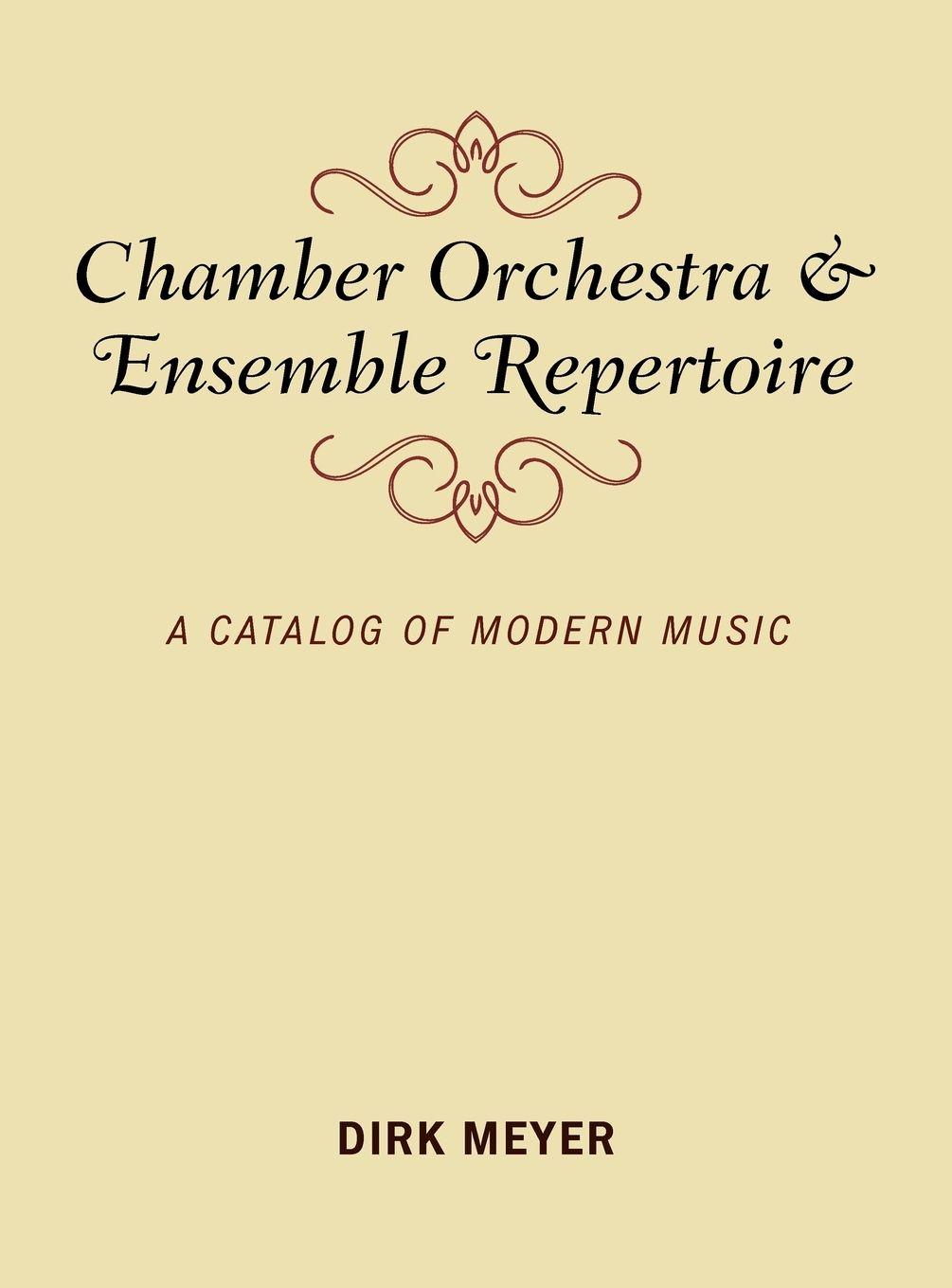 Vorderes Coverbild Chamber Orchestra and Ensemble Repertoire