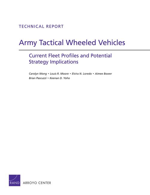Vorderes Coverbild Army Tactical Wheeled Vehicles