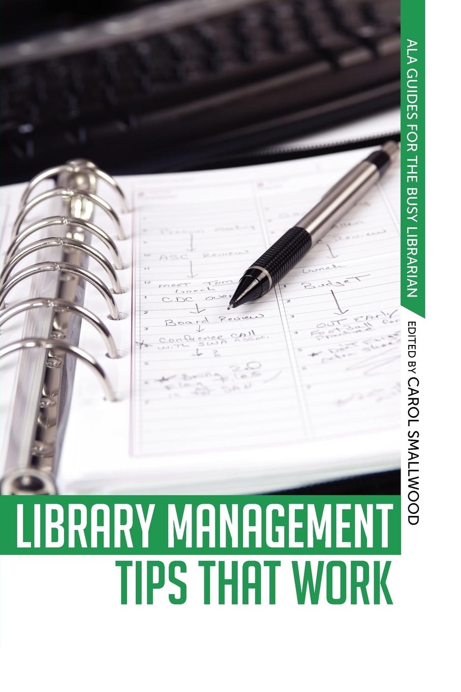 Vorderes Coverbild Library Management Tips that Work