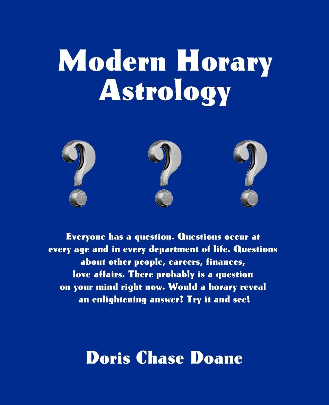 Vorderes Coverbild Modern Horary Astrology
