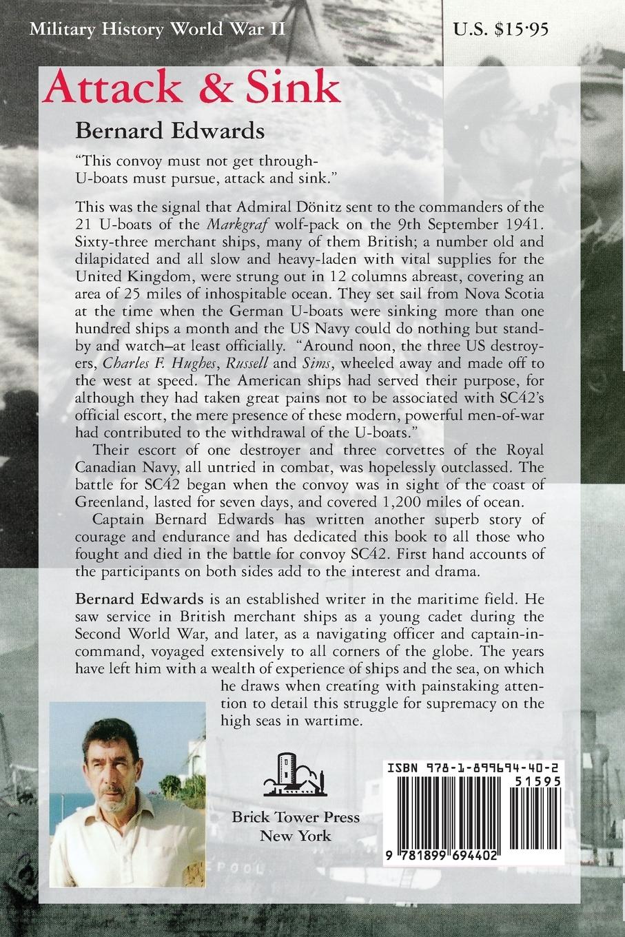 Rückseitencover Attack & Sink, the Battle of the Atlantic, Summer 1941