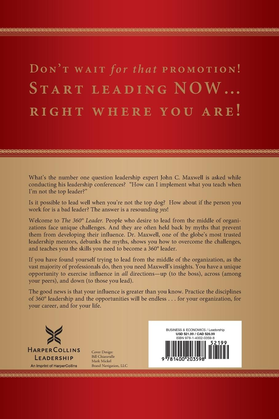 Rückseitencover The 360 Degree Leader