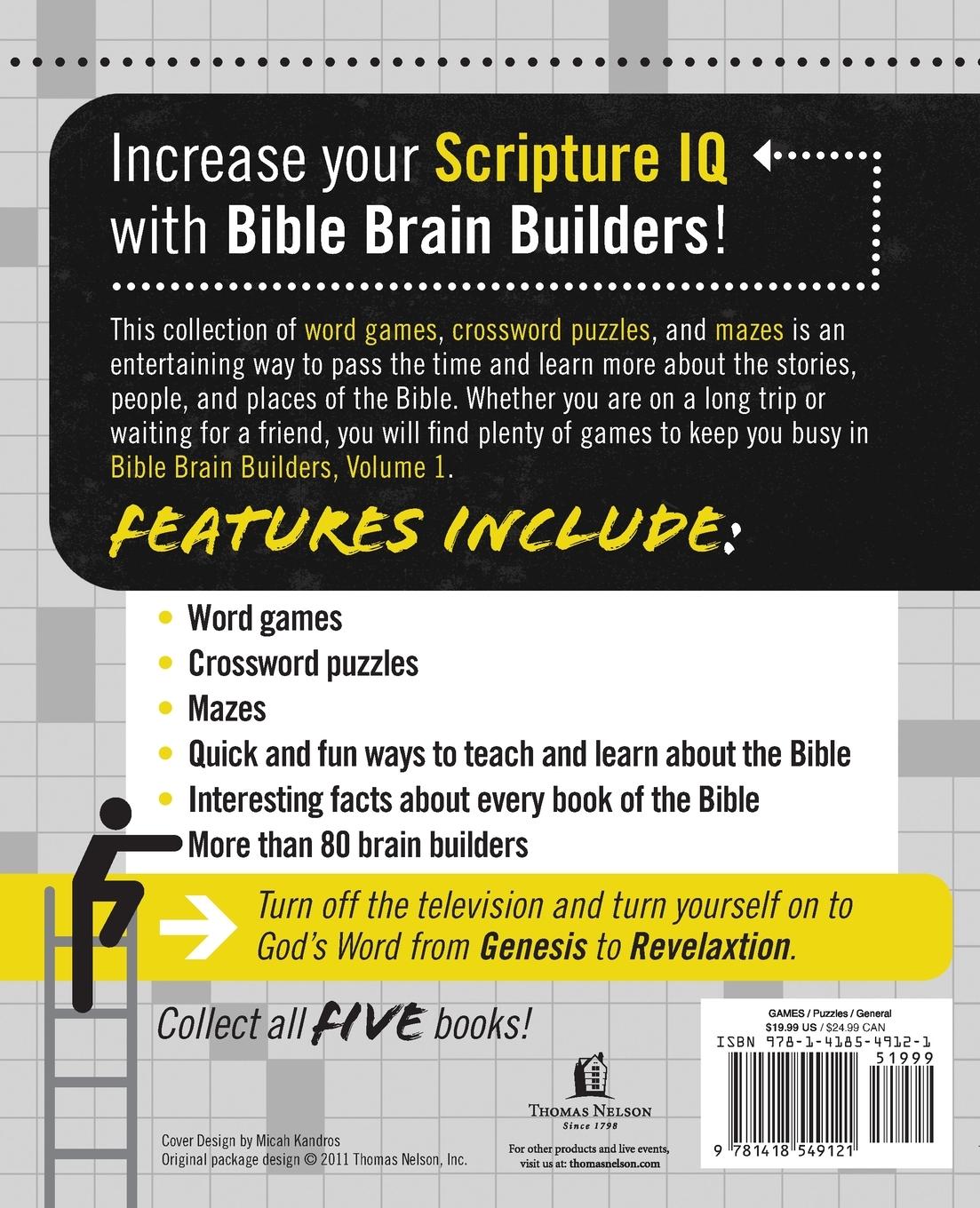 Rückseitencover Bible Brain Builders, Volume 1