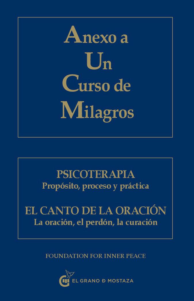 Vorderes Coverbild Anexo a un curso de milagros : psicoterapia y el canto de la oración