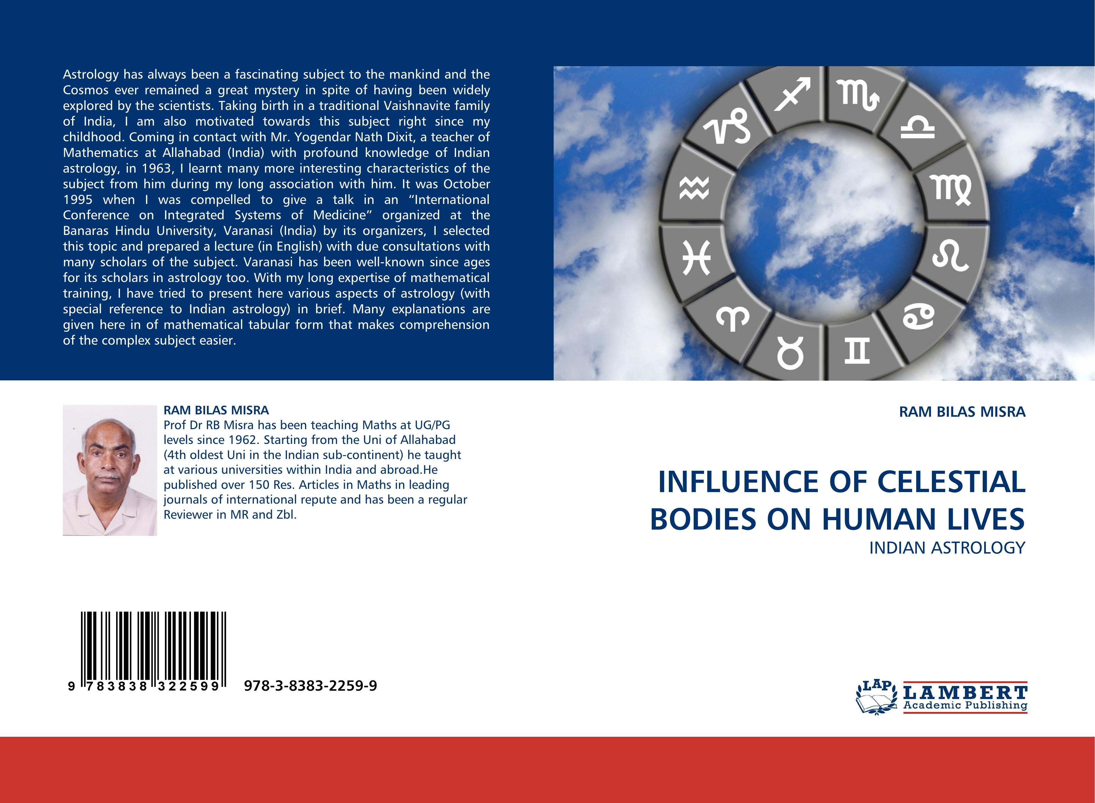 Vorderes Coverbild INFLUENCE OF CELESTIAL BODIES ON HUMAN LIVES
