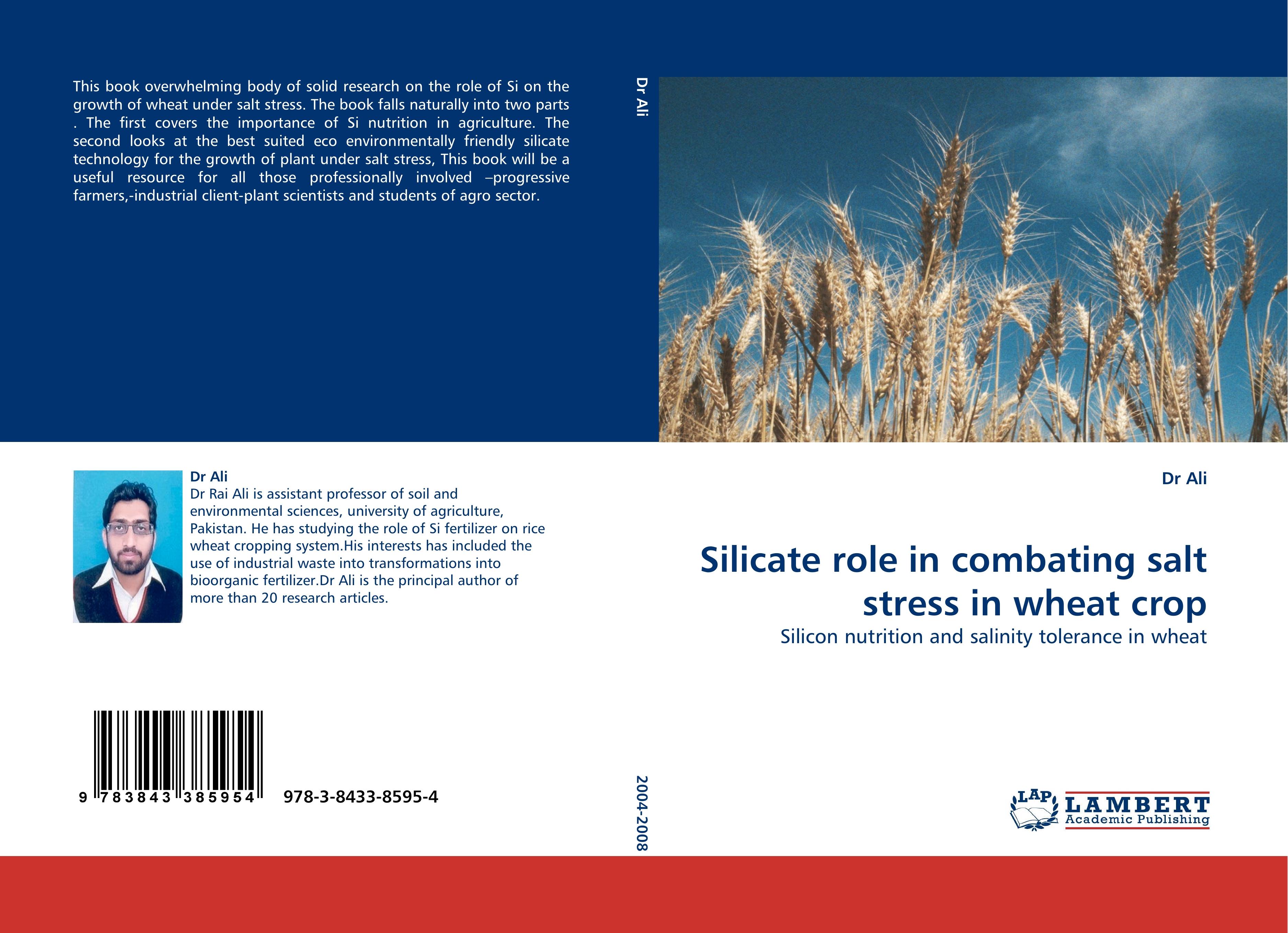 Vorderes Coverbild Silicate role in combating salt stress in wheat crop