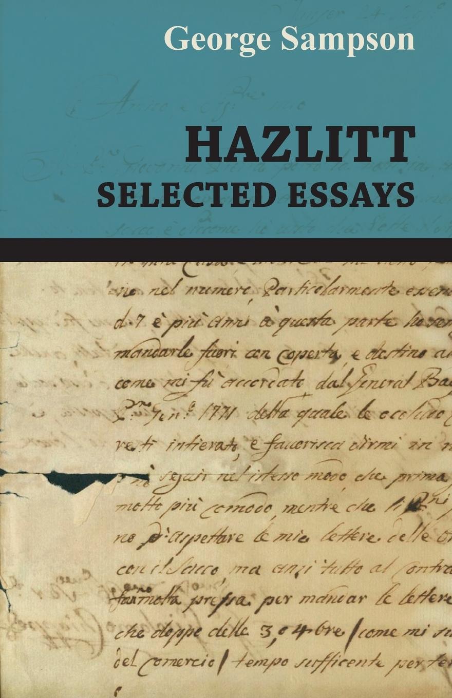 Vorderes Coverbild Hazlitt - Selected Essays