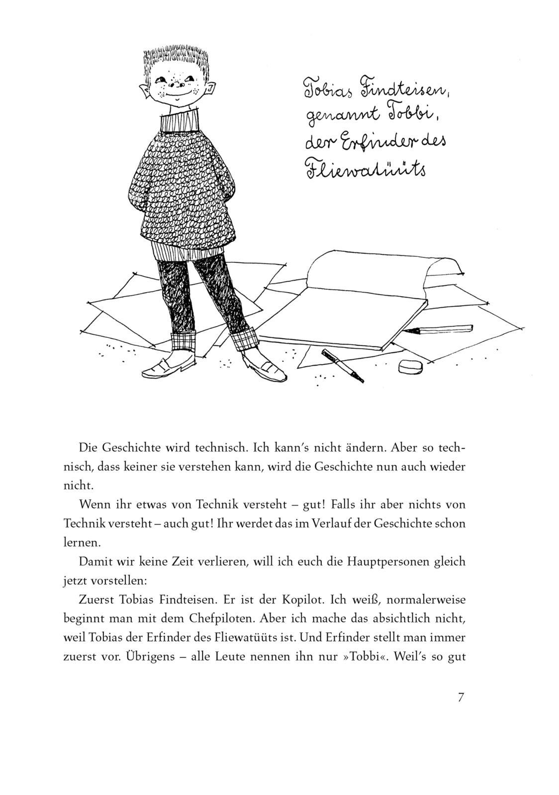Beispielinhalt (Bild) Robbi, Tobbi und das Fliewatüüt