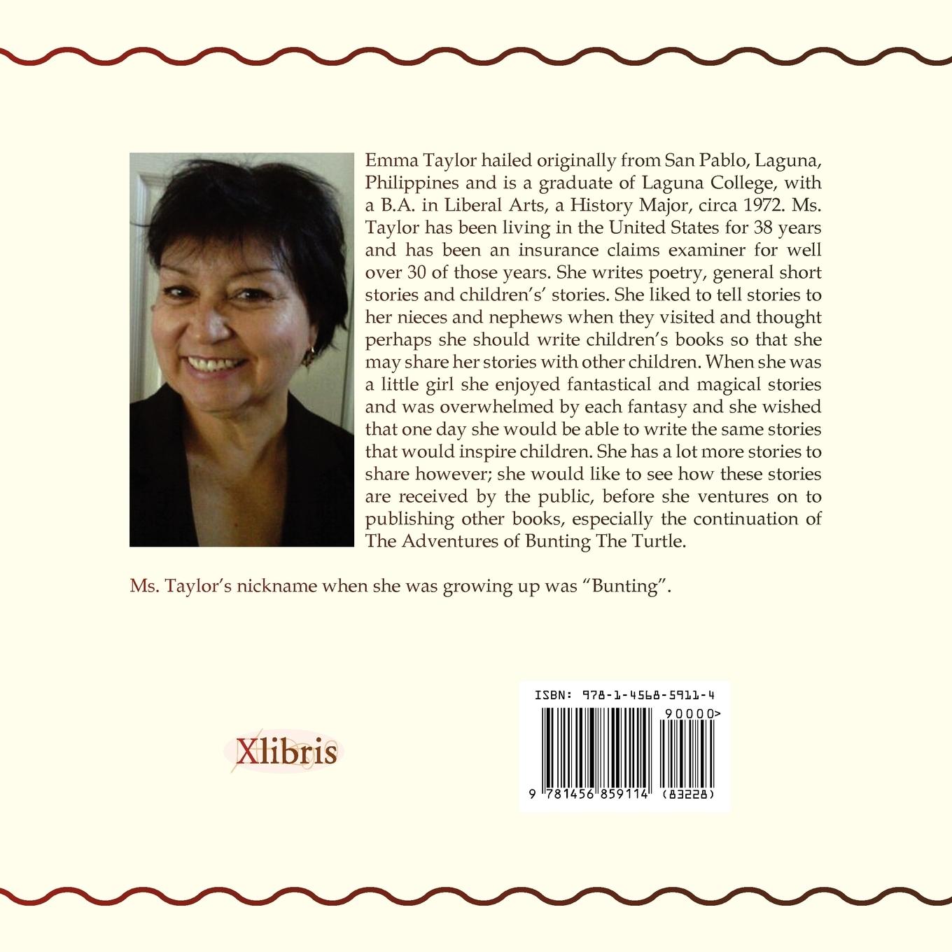 Rückseitencover Adventures of Bunting, the Turtle