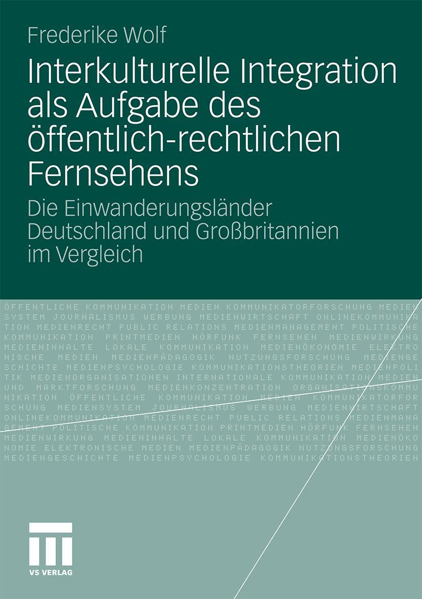 Vorderes Coverbild Interkulturelle Integration als Aufgabe des öffentlich-rechtlichen Fernsehens