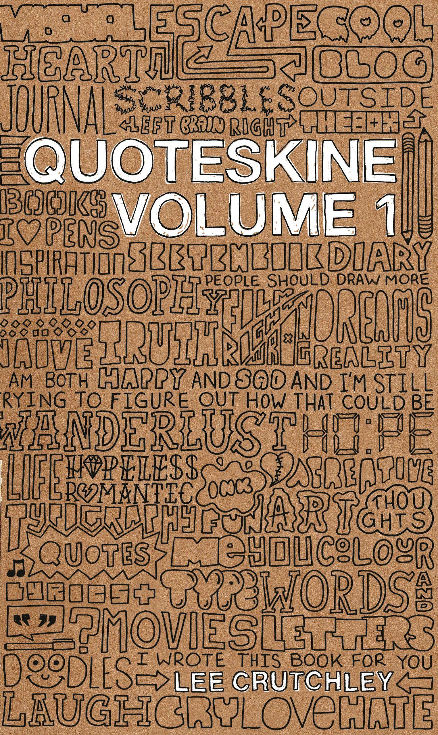 Vorderes Coverbild Quoteskine. Volume 1
