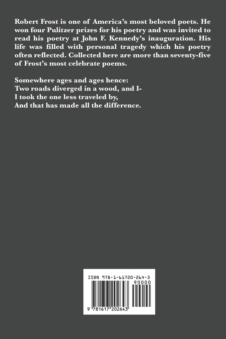 Rückseitencover The Robert Frost Collection