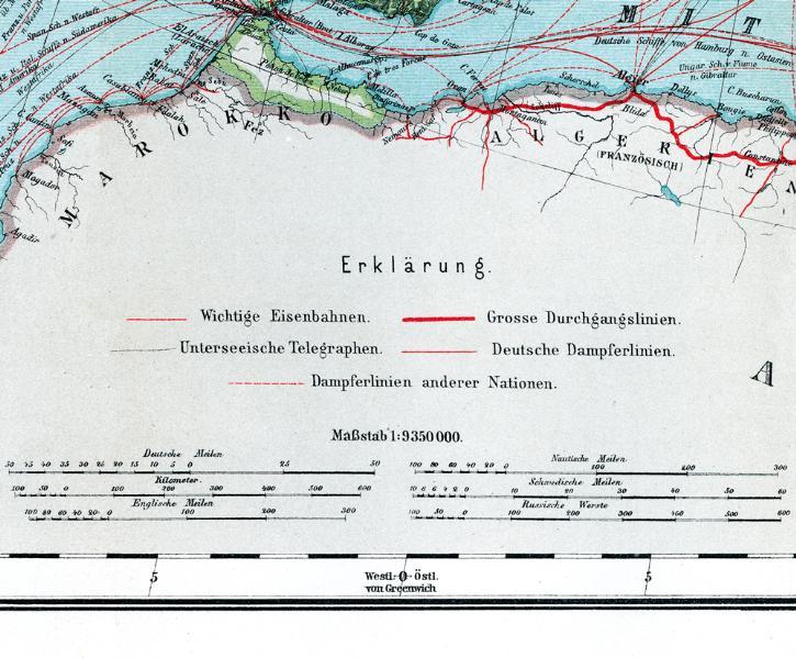 Beispielinhalt (Bild) Historische Karte: Europa, um 1910 (Plano)