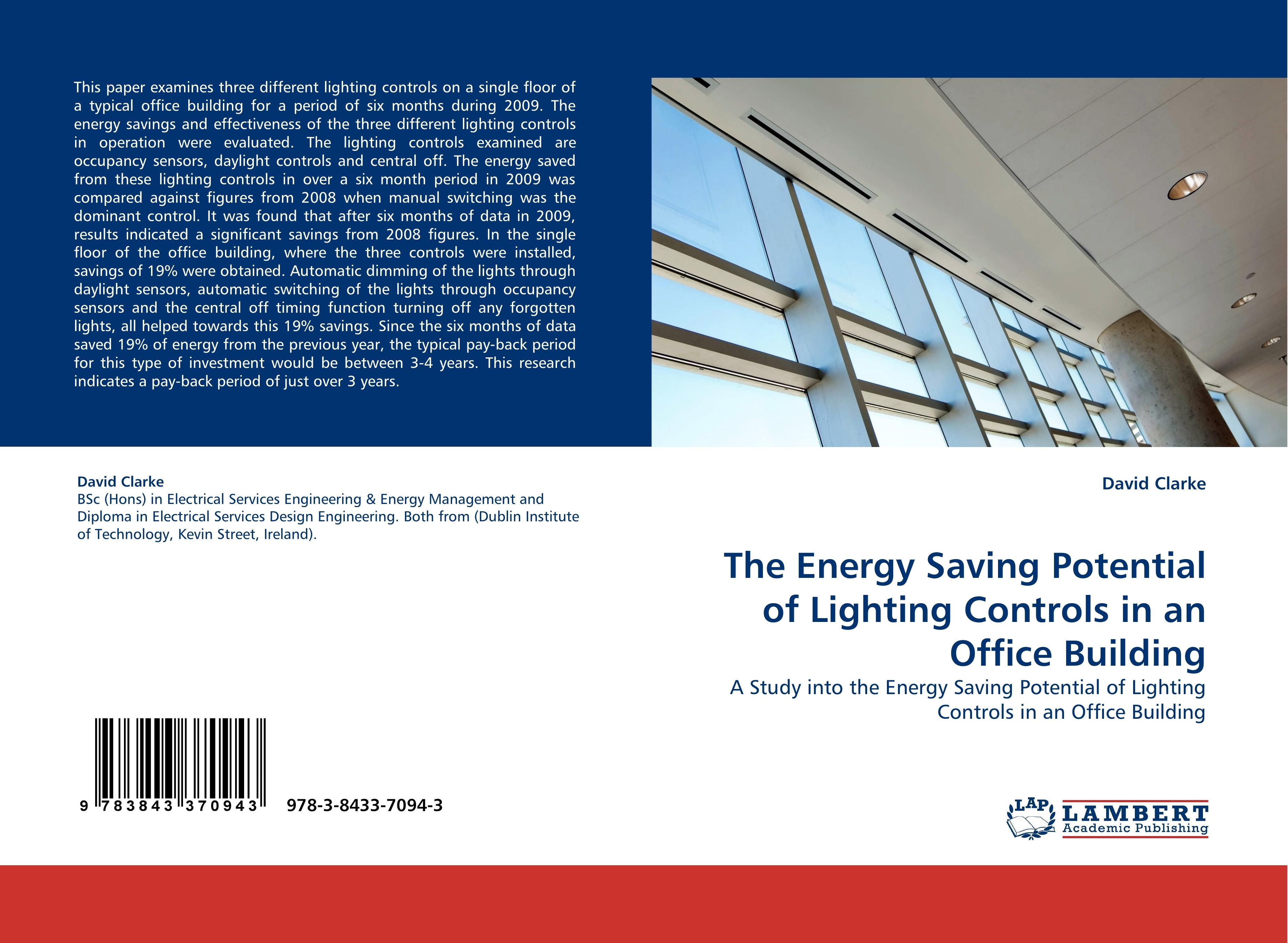 Vorderes Coverbild The Energy Saving Potential of Lighting Controls in an Office Building