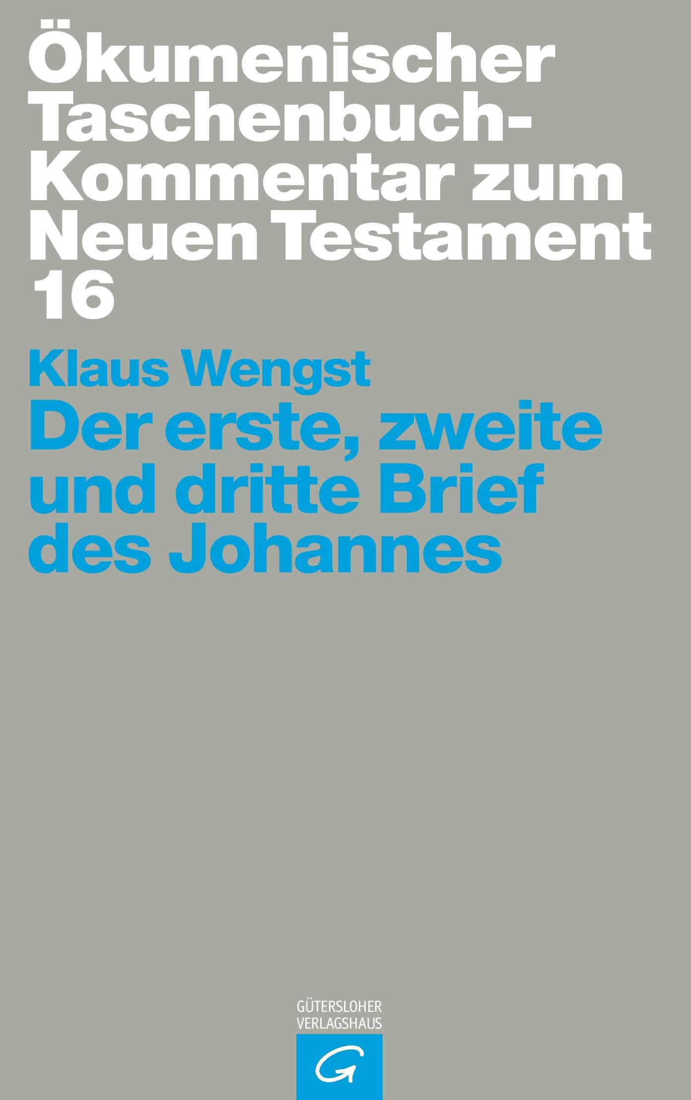 Vorderes Coverbild Der erste, zweite und dritte Brief des Johannes