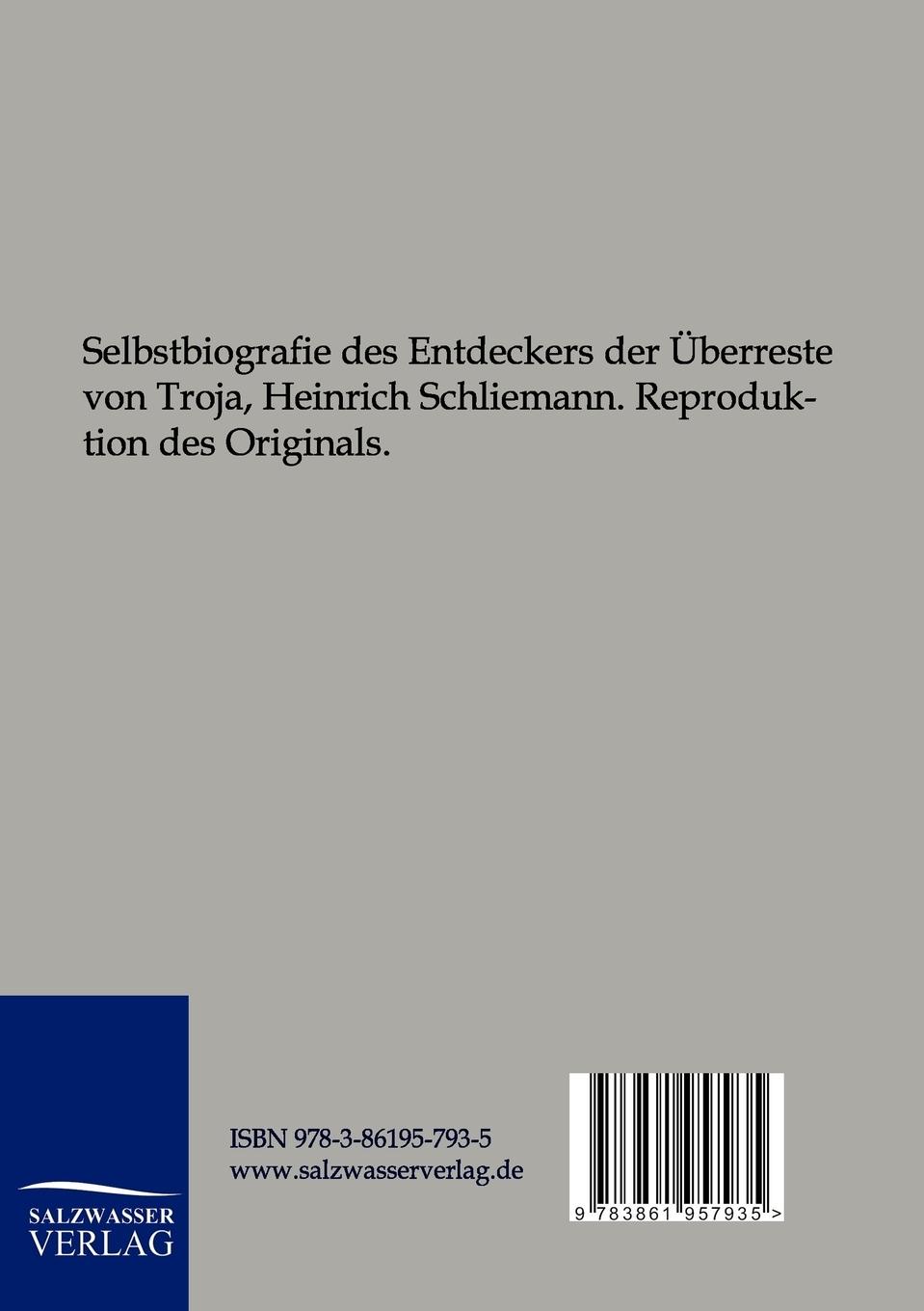 Rückseitencover Selbstbiographie