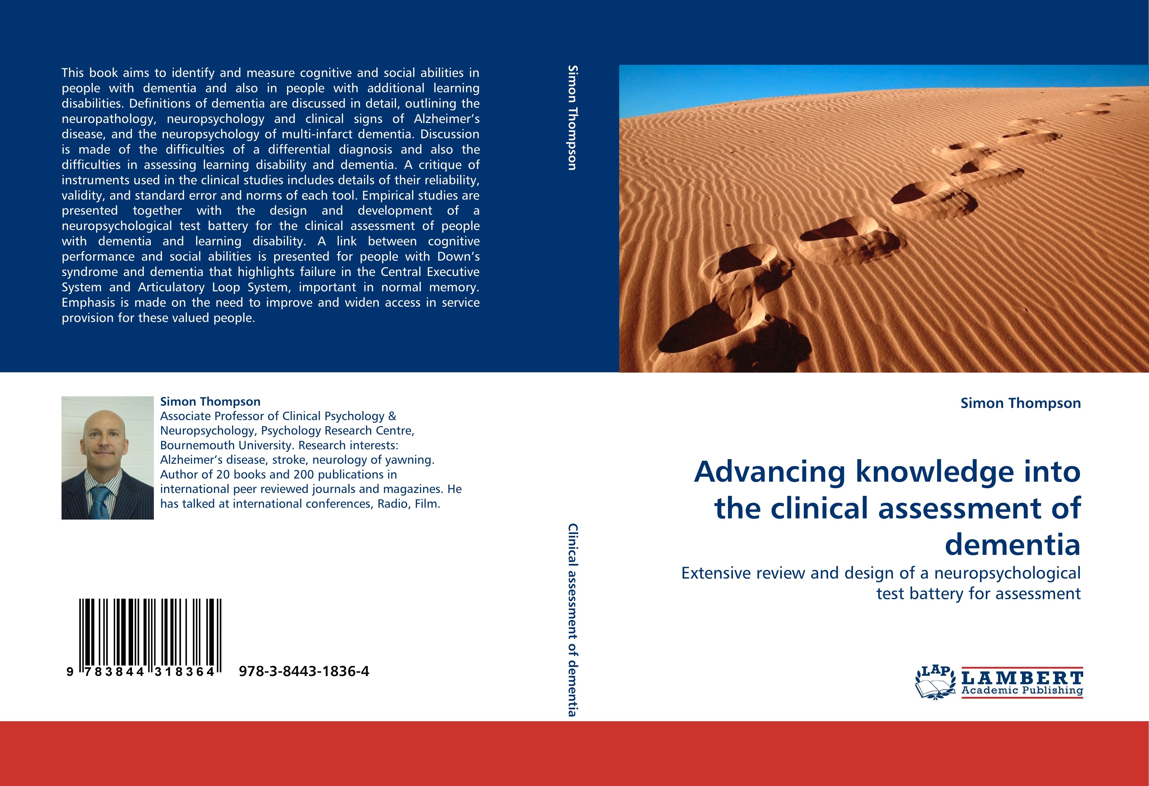 Vorderes Coverbild Advancing knowledge into the clinical assessment of dementia
