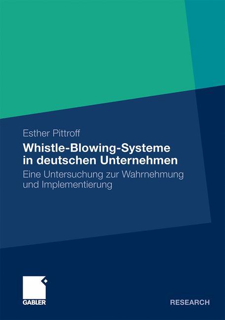 Vorderes Coverbild Whistle-Blowing-Systeme in deutschen Unternehmen