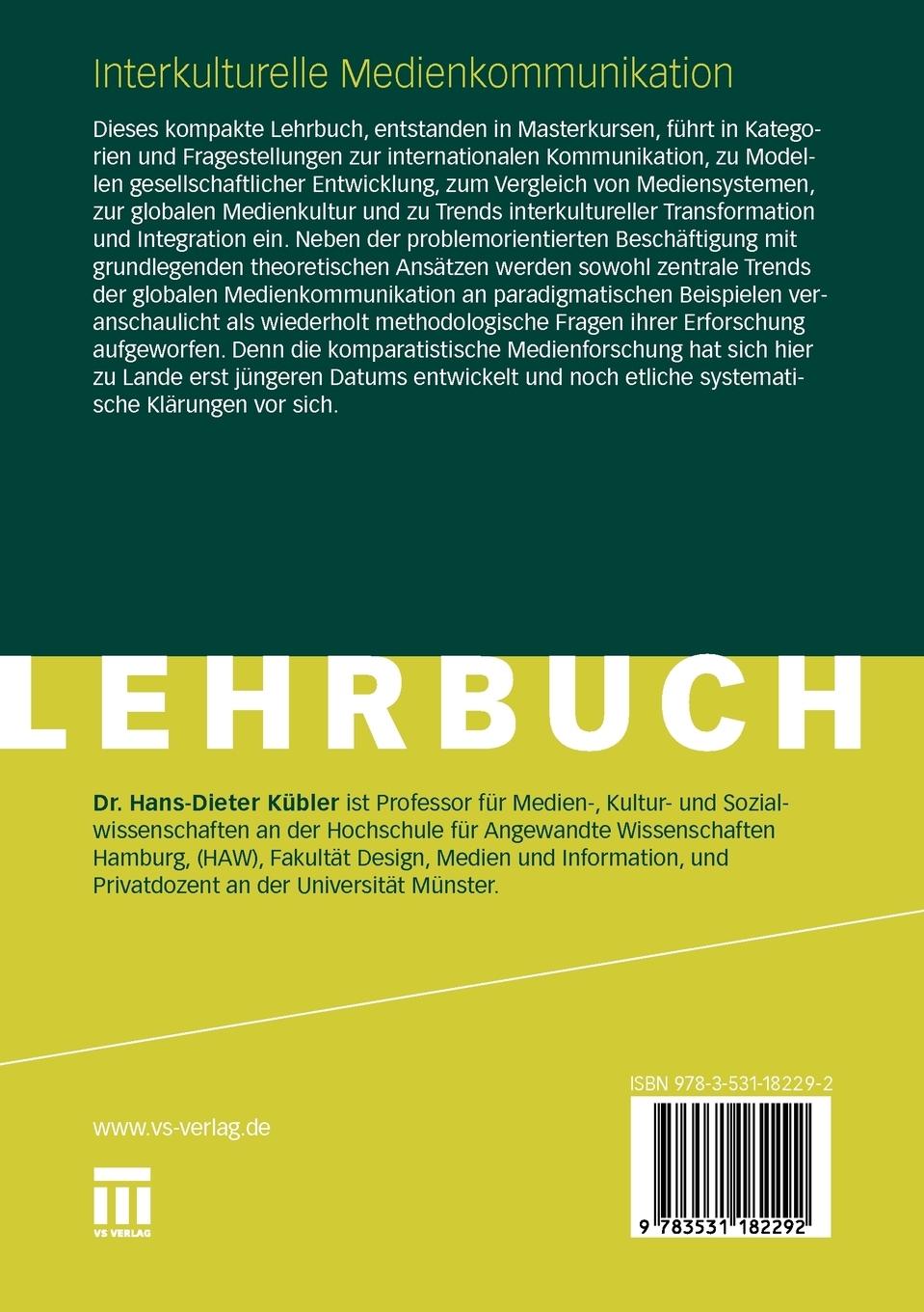 Rückseitencover Interkulturelle Medienkommunikation