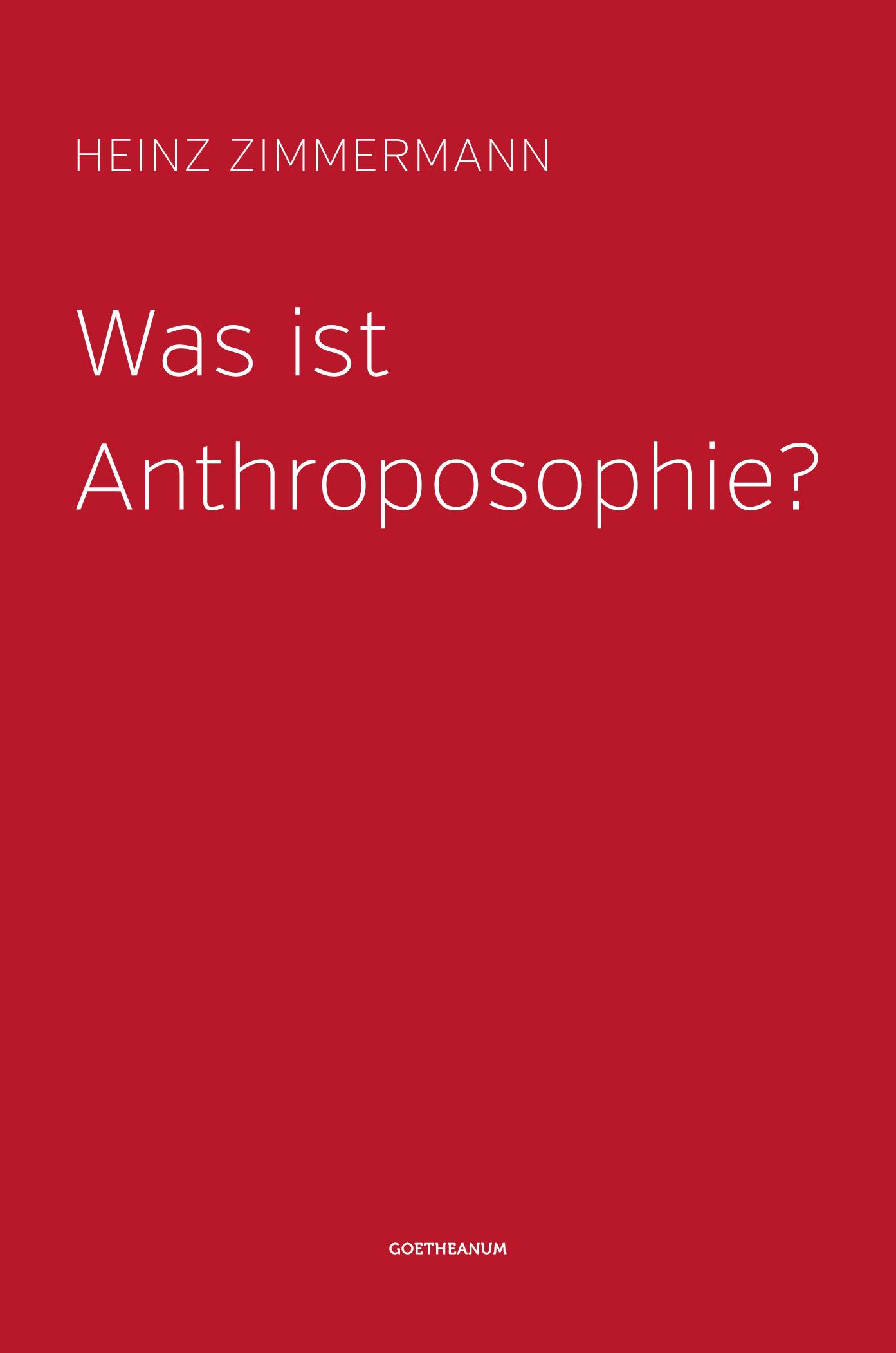 Vorderes Coverbild Was ist Anthroposophie?