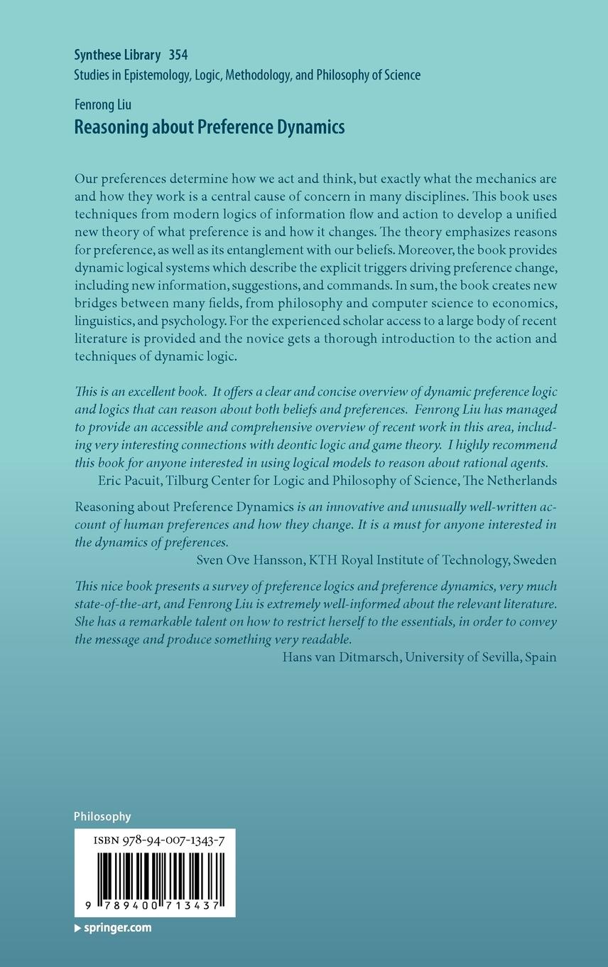 Rückseitencover Reasoning about Preference Dynamics