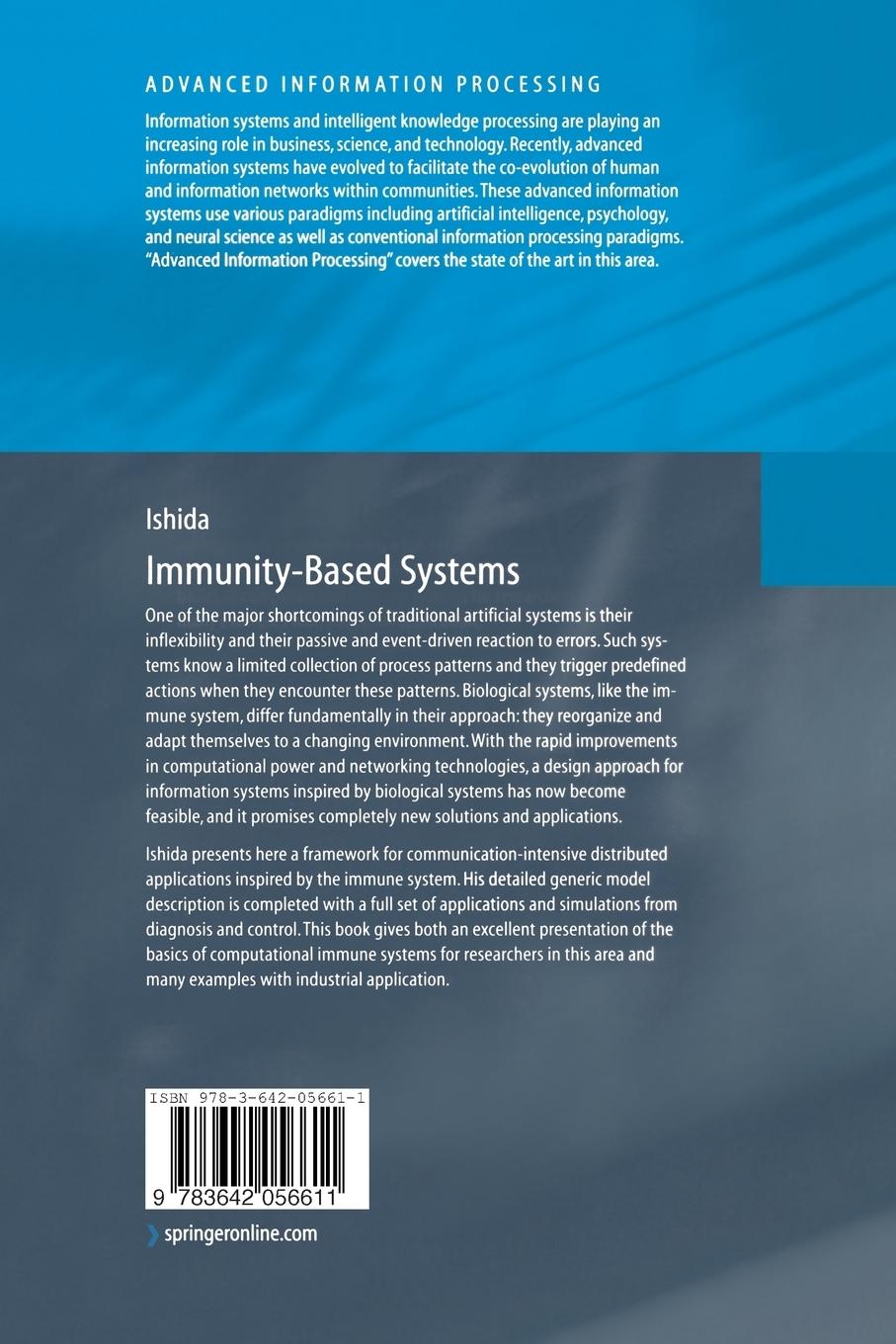 Rückseitencover Immunity-Based Systems