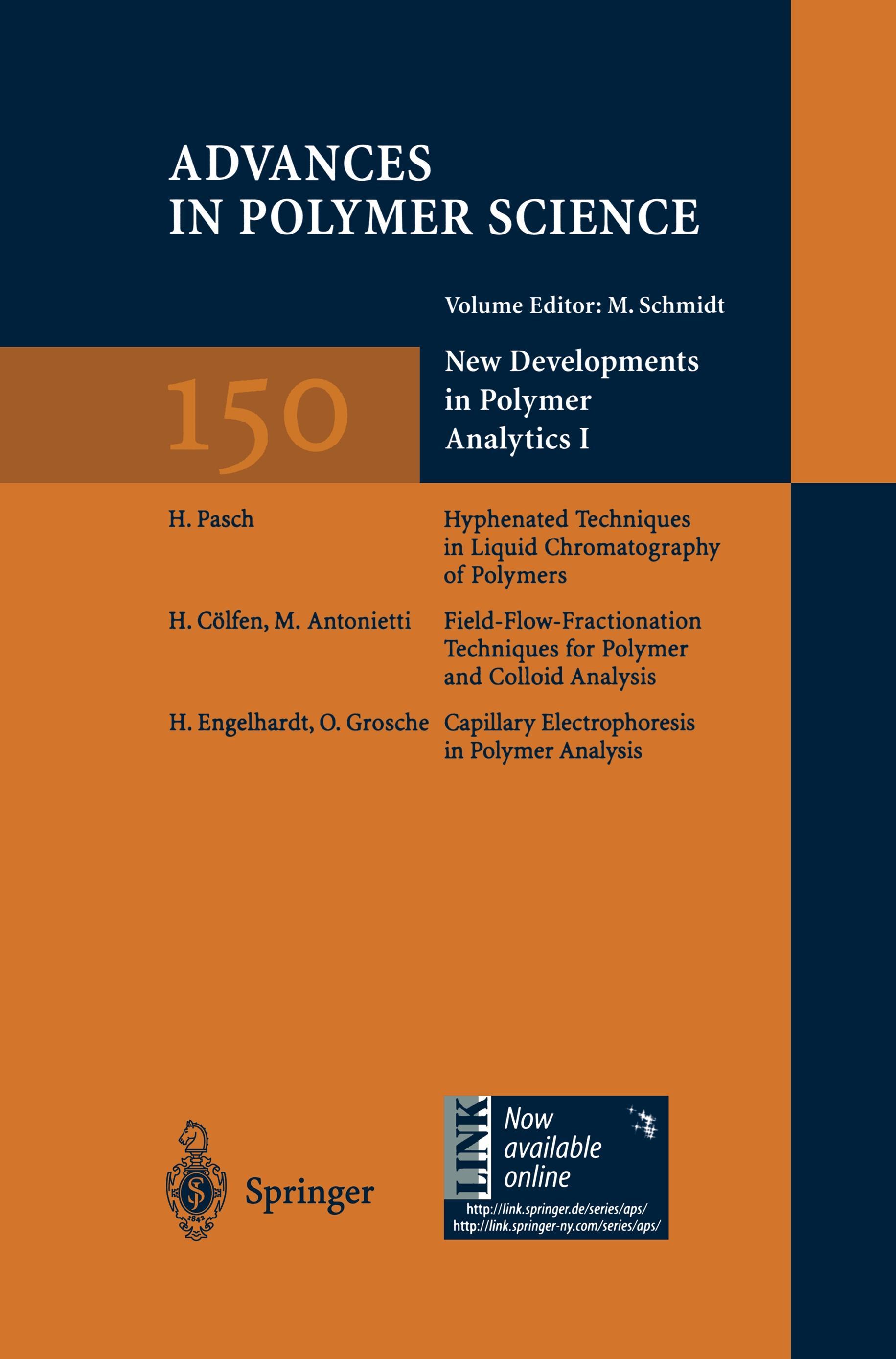 Vorderes Coverbild New Developments in Polymer Analytics I