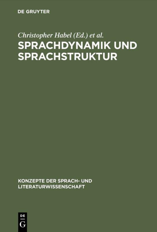 Vorderes Coverbild Sprachdynamik und Sprachstruktur