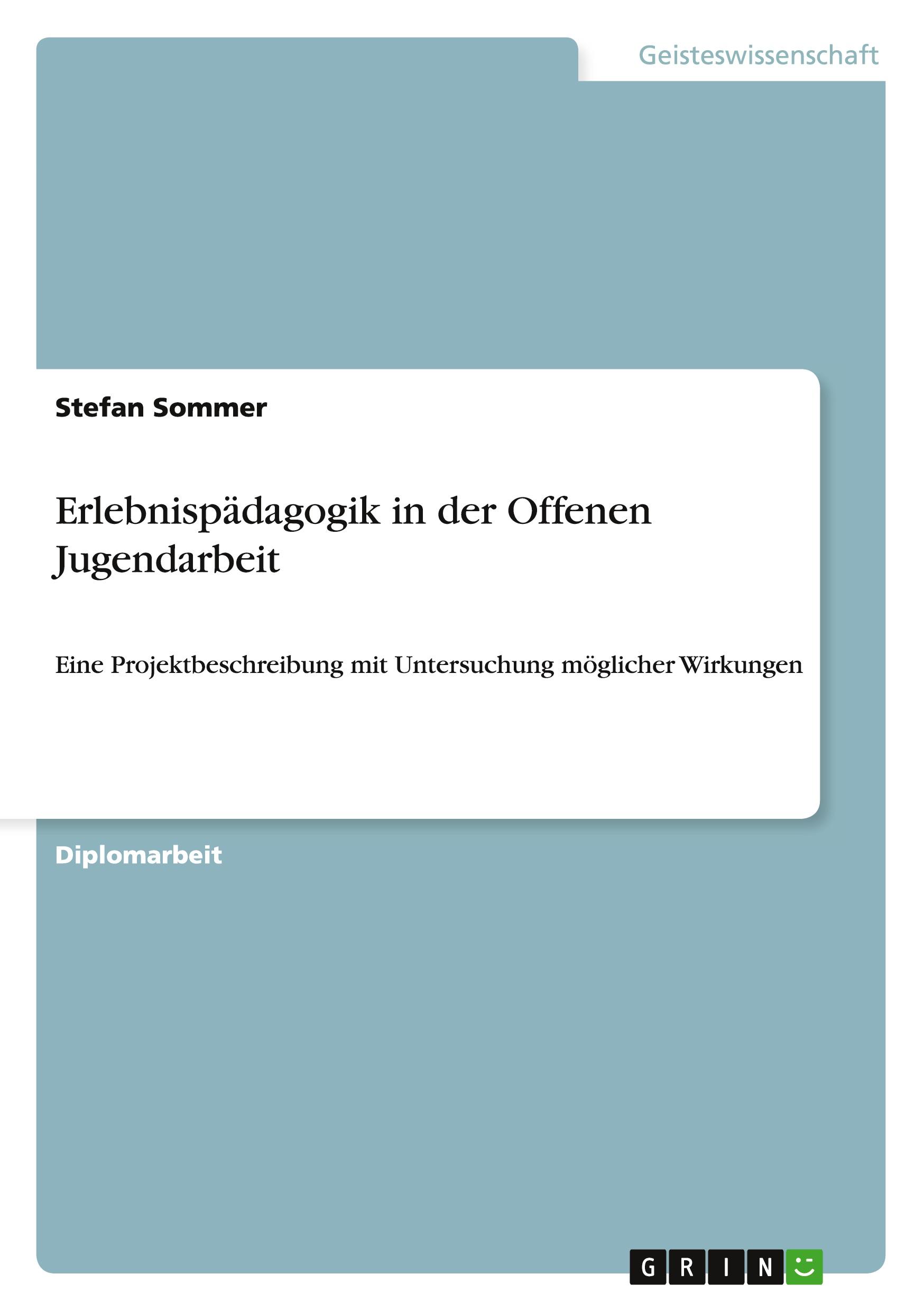 Vorderes Coverbild Erlebnispädagogik in der Offenen Jugendarbeit