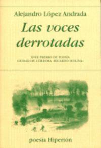 Vorderes Coverbild Las voces derrotadas
