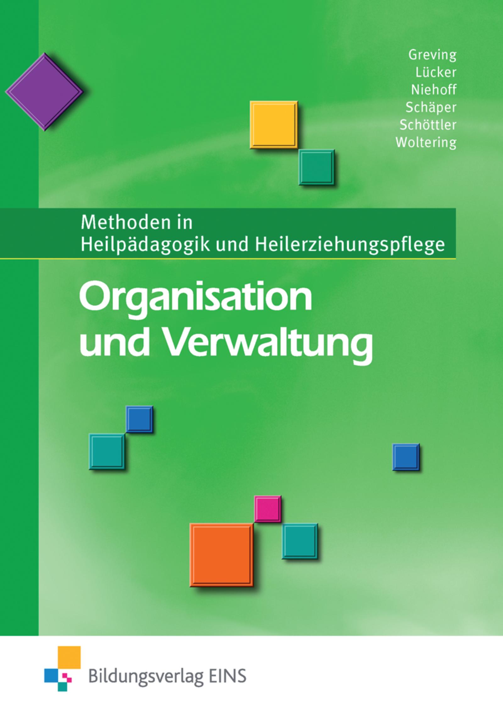 Vorderes Coverbild Organisation und Verwaltung