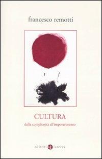 Vorderes Coverbild Cultura. Dalla complessità all'impoverimento