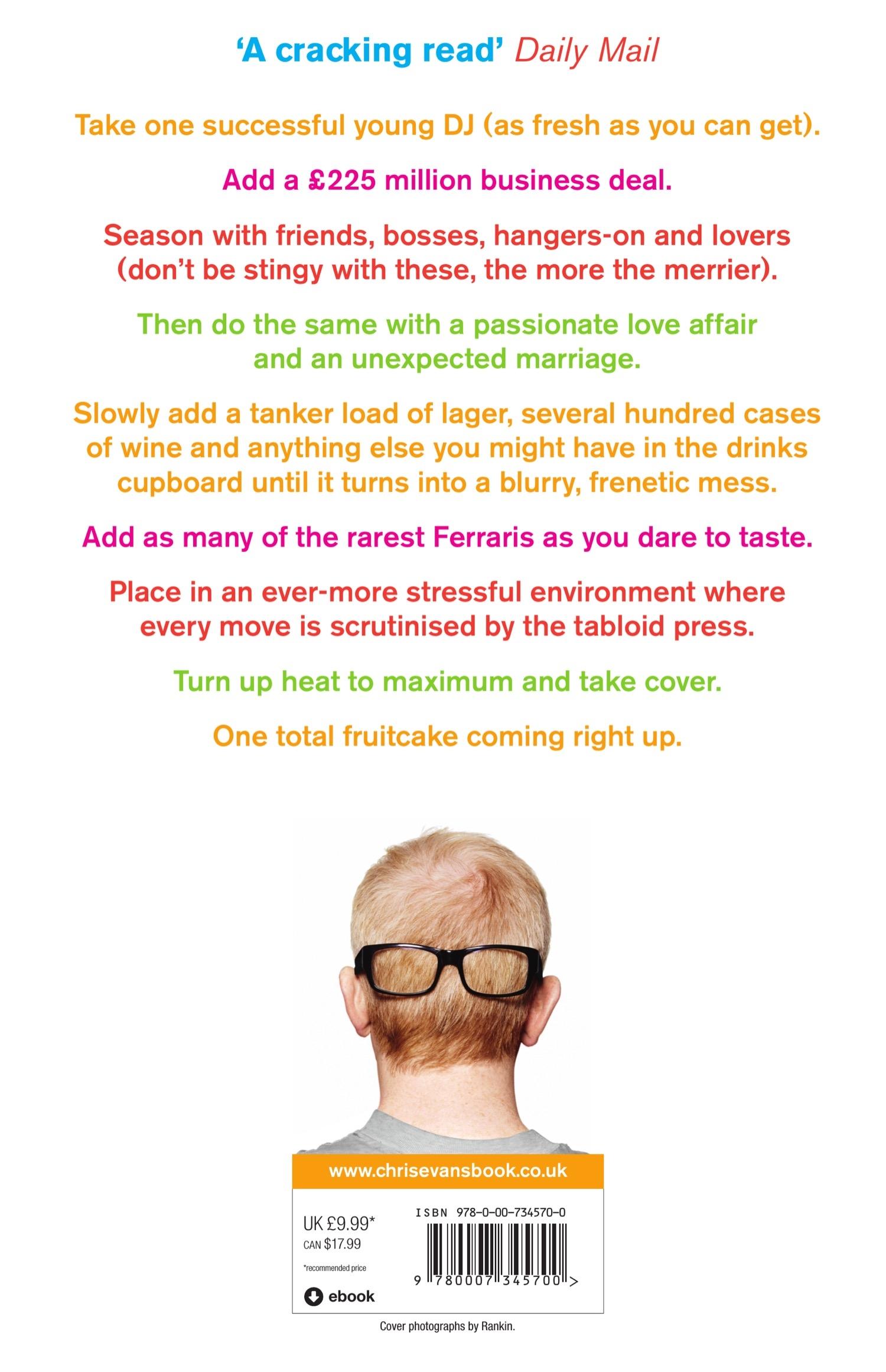 Rückseitencover Memoirs of a Fruitcake