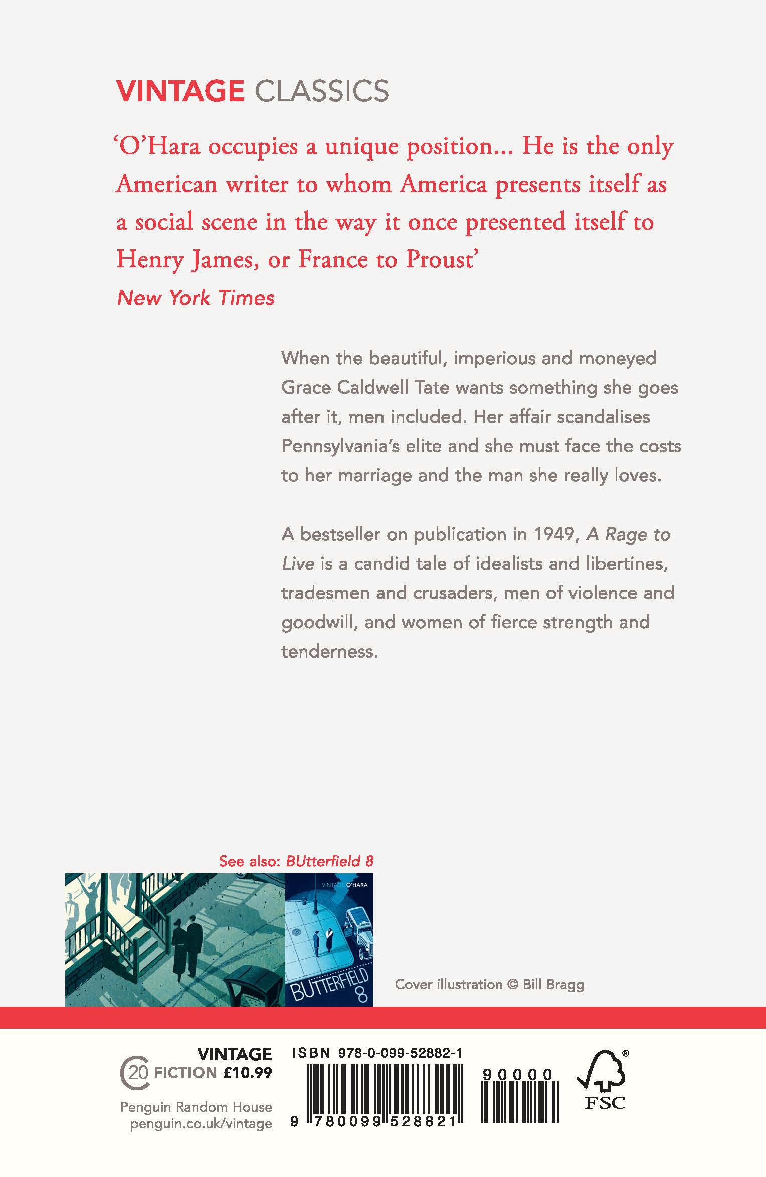 Rückseitencover A Rage to Live