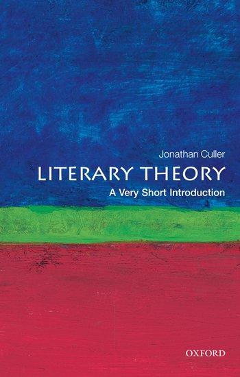 Vorderes Coverbild Literary Theory: A Very Short Introduction