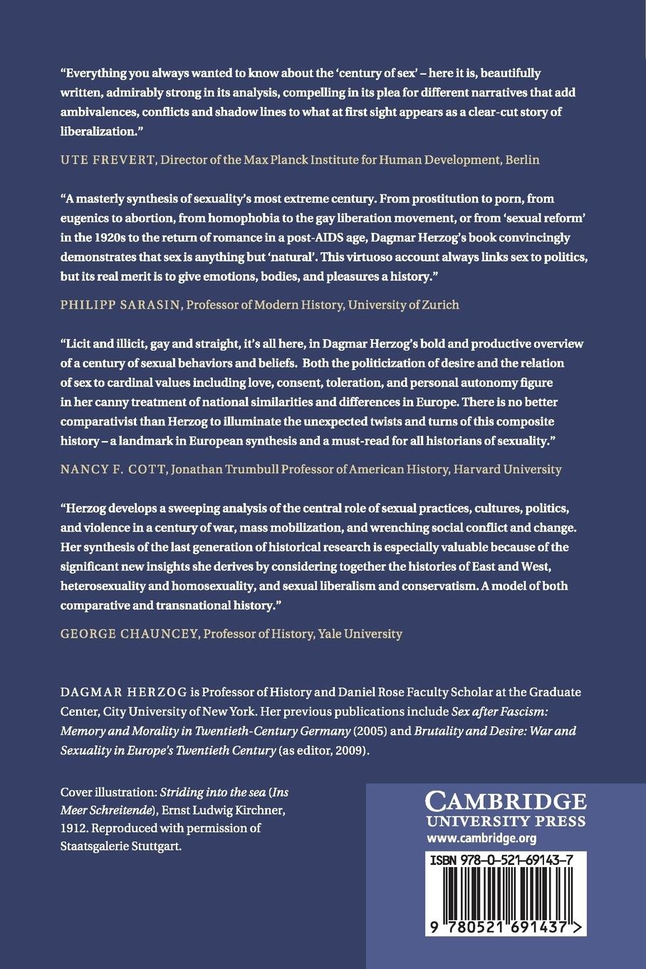 Rückseitencover Sexuality in Europe