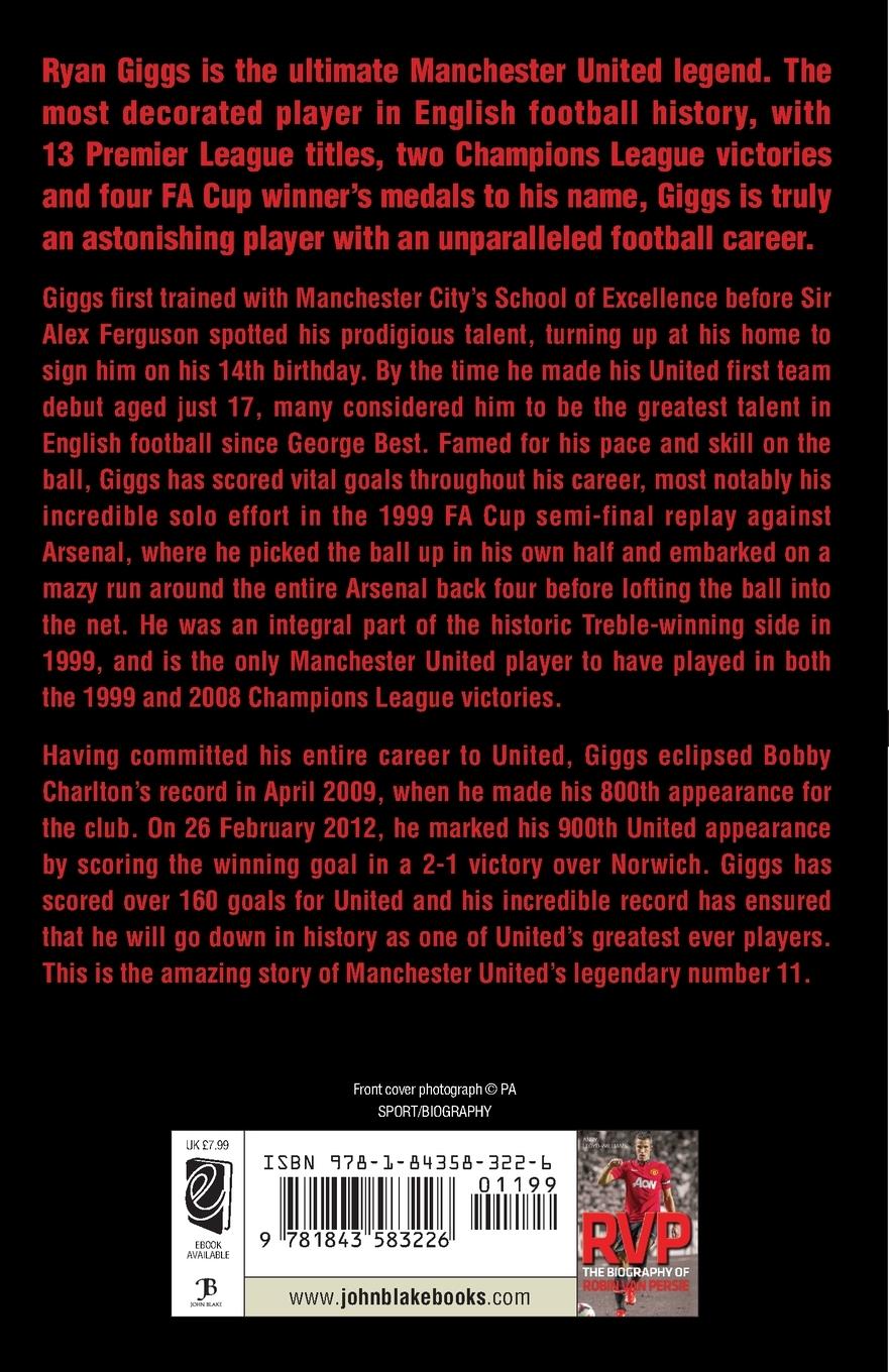Rückseitencover Giggsy - The Biography of Ryan Giggs