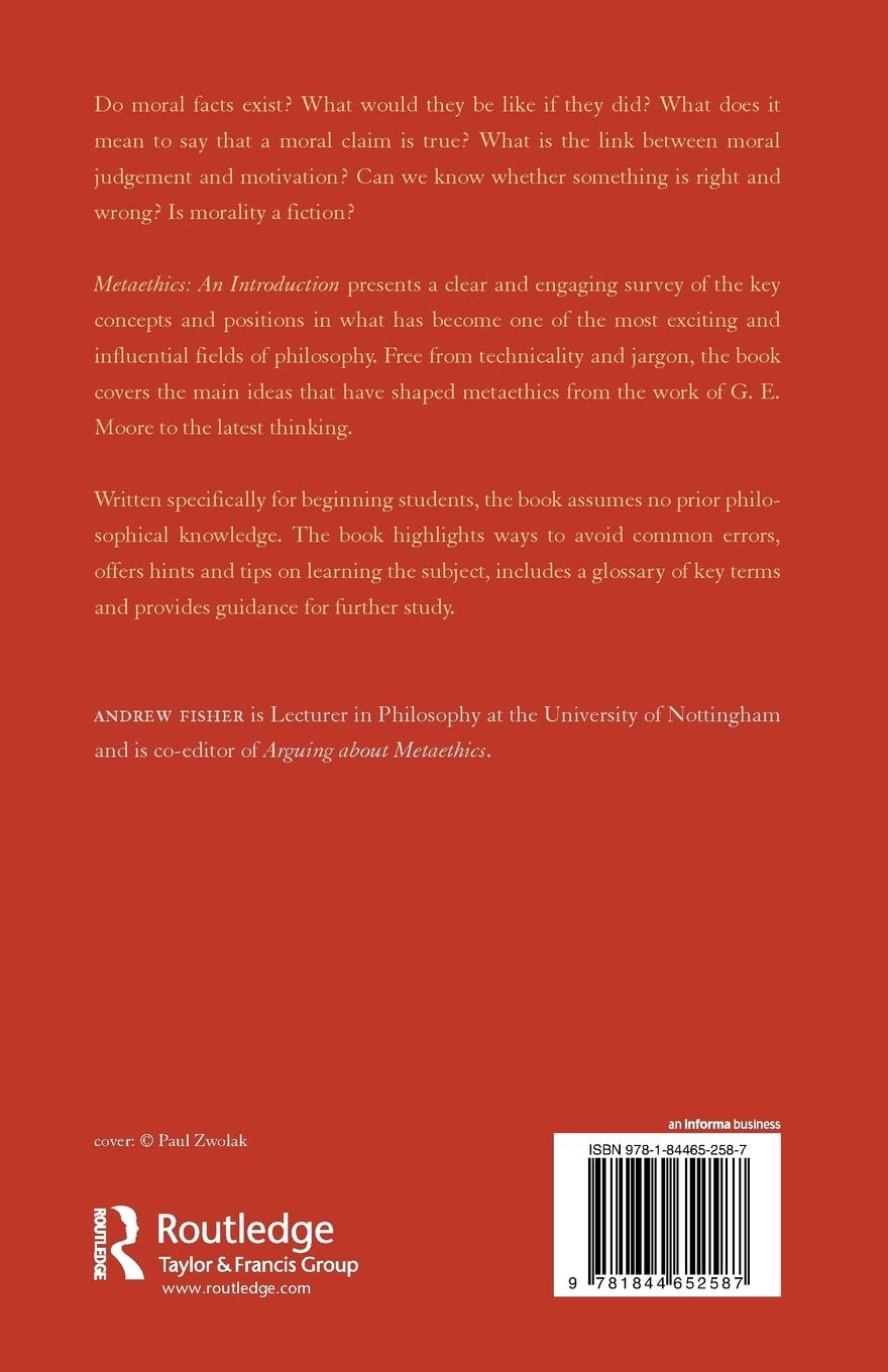 Rückseitencover Metaethics