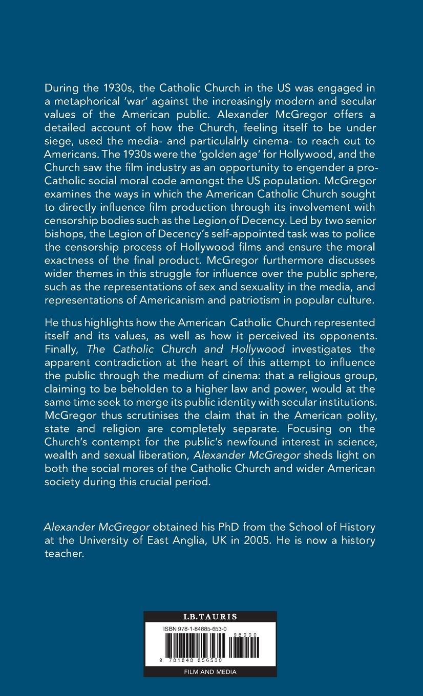Rückseitencover The Catholic Church and Hollywood