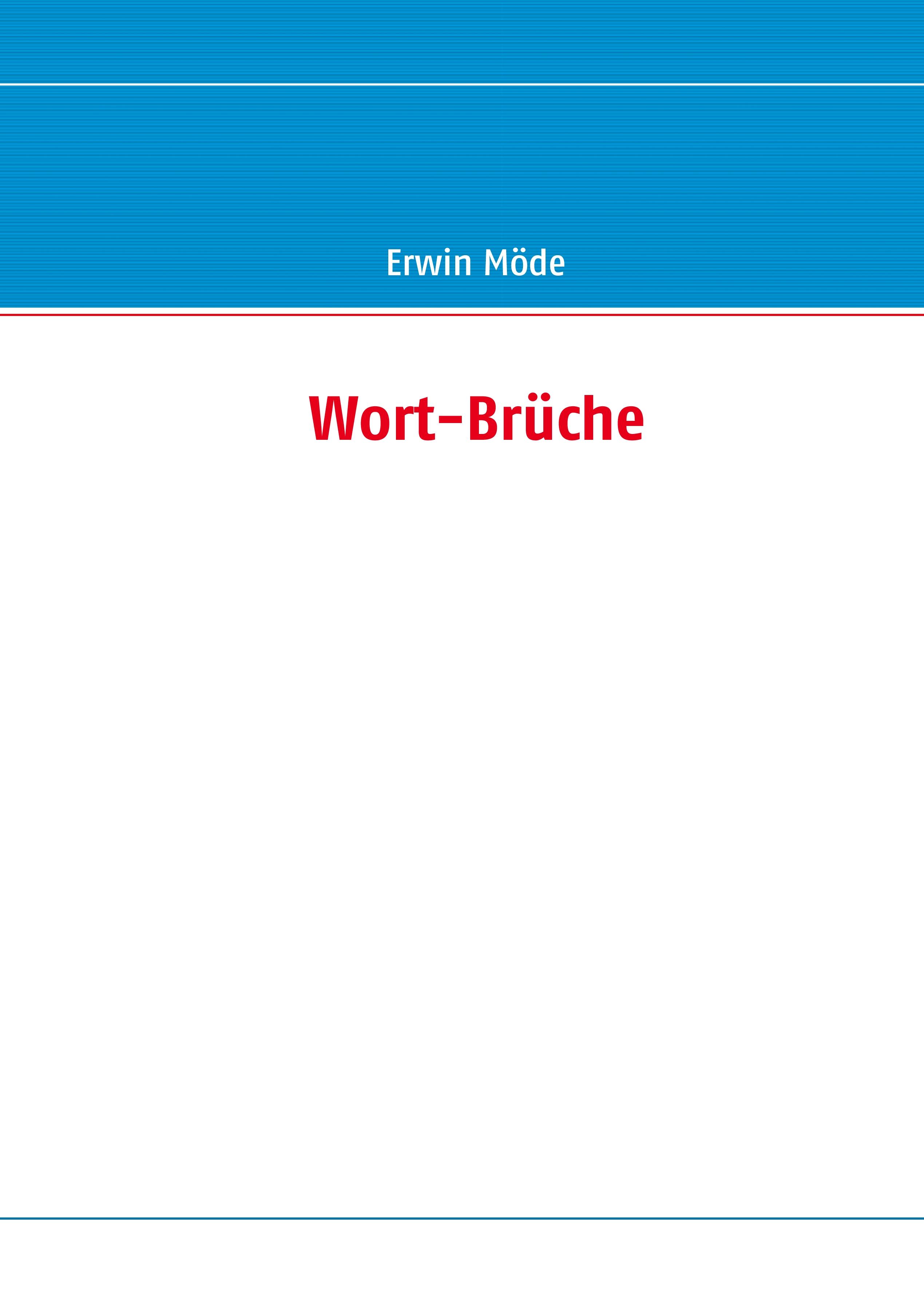 Vorderes Coverbild Wort-Brüche