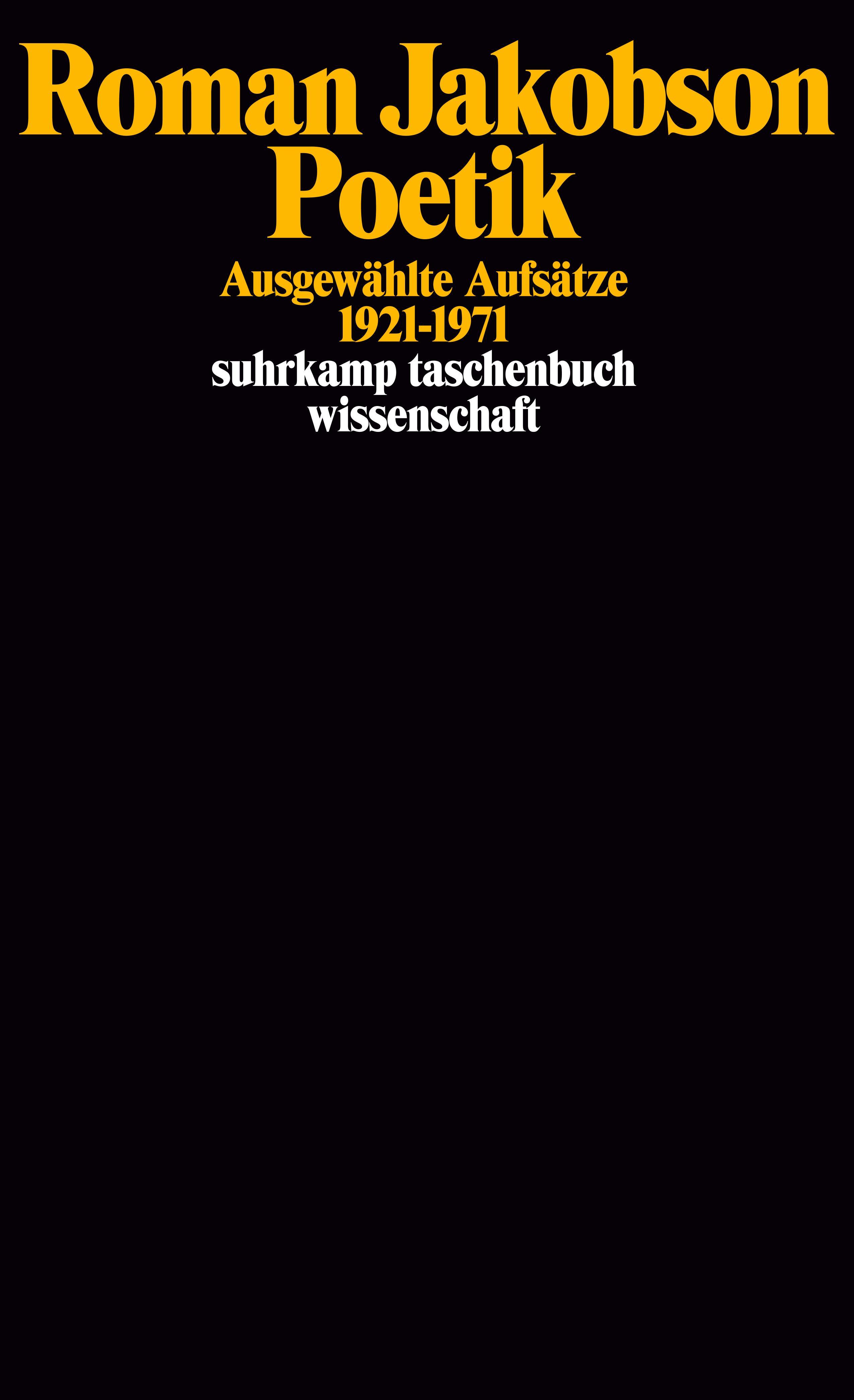 Vorderes Coverbild Poetik